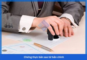 Chứng thực bản sao từ bản chính