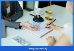 Chứng thực chữ ký