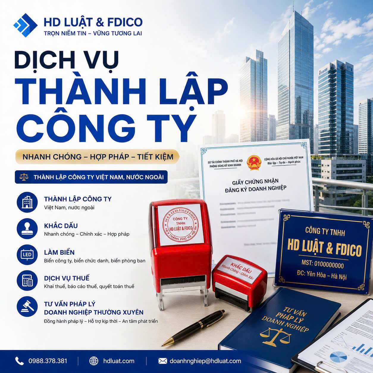 dịch vụ thành lập doanh nghiệp 100% vốn việt nam